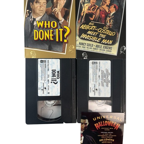 ABBOTT AND COSTELLO Lot of 4 VHS Tapes Comedy Legends 5.5 Hours TESTED - Picture 11 of 16